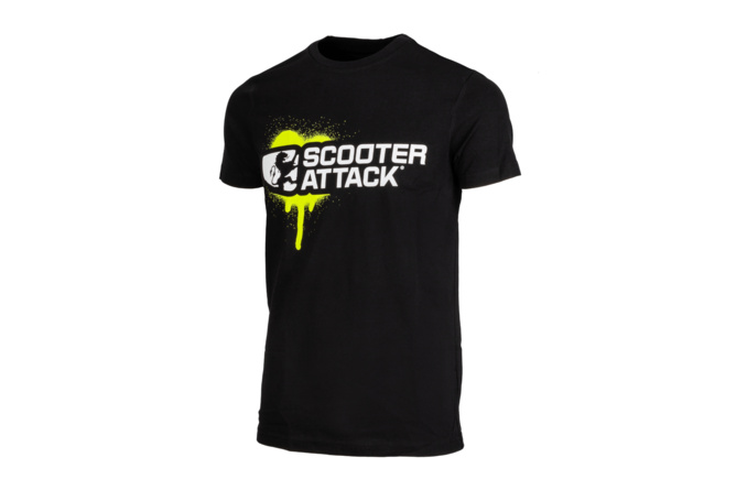 T-shirt Scooter-Attack Bicolore Noir