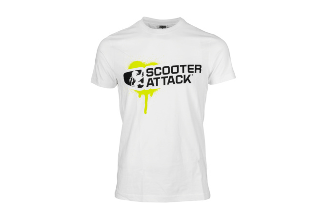 T-shirt Scooter-Attack white / green