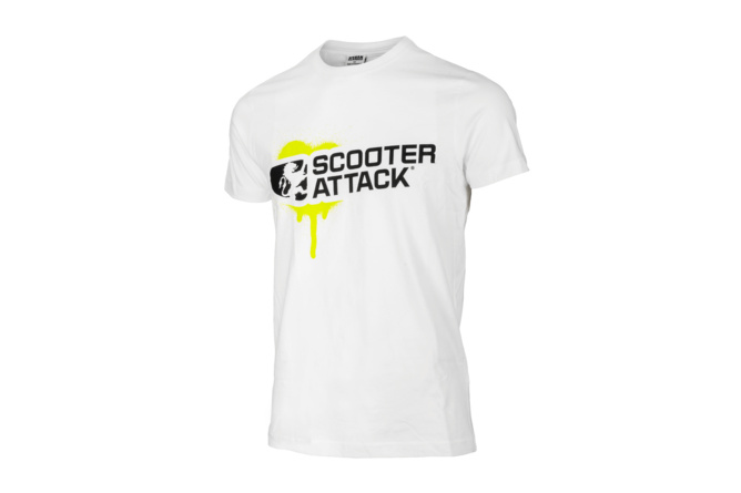 T-shirt Scooter-Attack white / green