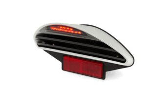Piloto Trasero BCD RX Aerox / CPI / Dragster Negro - Blanco