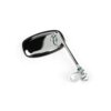 Mirror Vintage L/R square chrome steel