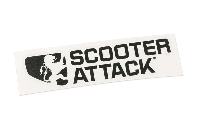 Adesivo Scooter-Attack, nero