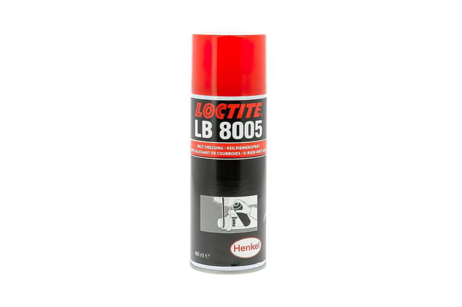 Produit d'entretien, Spray anti glissement pour courroie Loctite 8005 400ml en Aérosol
