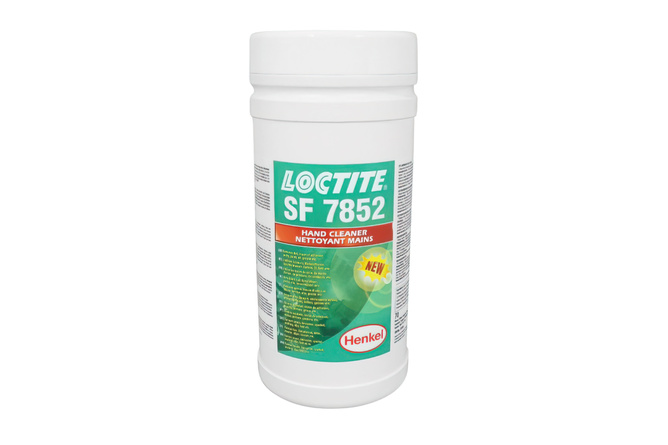 Matériel de nettoyage, Pack 70 lingettes pour mains Loctite SF 7852 double face