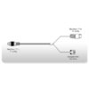 Y-Cable temeprature sensor MyChron 5 2T 1,5m (1x EGT / 1x water)