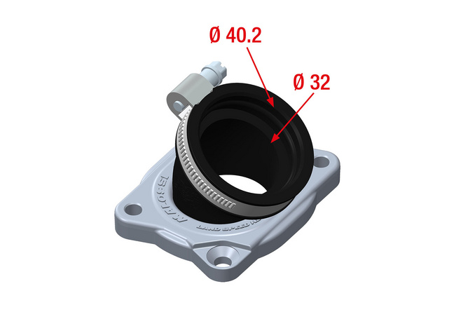Ansaugstutzen Malossi 360&deg; Bonneville Mikuni 32/24 C-One