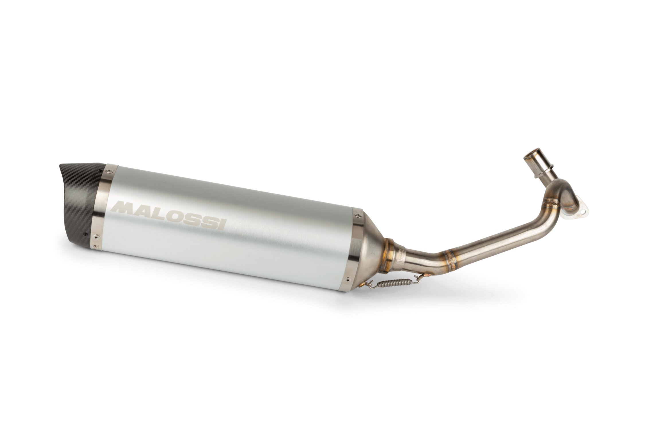 4 Pièces Ressort Silencieux Échappement Moto 68mm Acier Inox Argenté - ABSOPRO