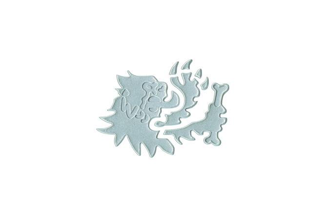 3D Sticker Malossi lion head silver 10cm