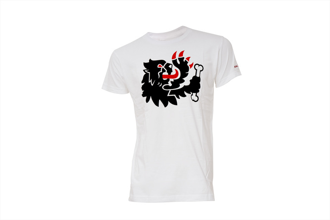 T-Shirt Malossi Lion Blanc