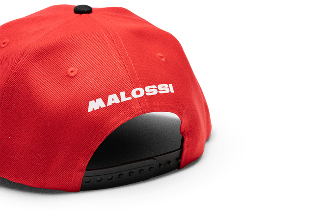 Casquette Malossi Snapback Noir et Rouge