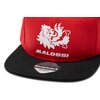 Snapback Cap Malossi schwarz / rot