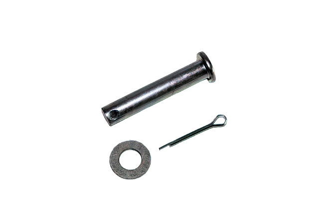 Foot Peg Pin stainless steel d.8,5mm - L.47,5mm Dirt Bike w. washer and split pin