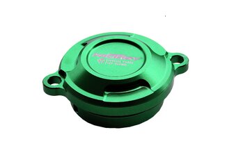 &Ouml;lfilterdeckel CNC YCF Pit Bike YX 150cc Typ KLX / CRF gr&uuml;n