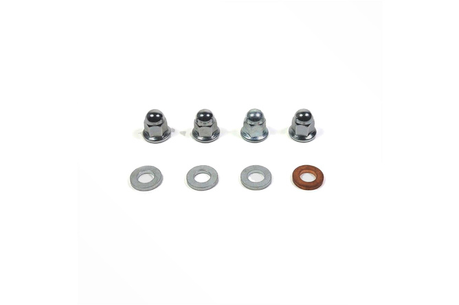 Nuts + Washers cylinder head 6 mm