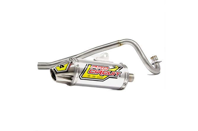 Exhaust stainless steel Pro Circuit T4 brushed aluminium silencer
