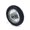 Rear Wheel / Rim steel drum brake d.12mm - 12'' incl. tire Pit Bike / Dirt Bike black