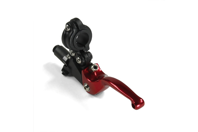 Clutch Lever folding with mount Volt Racing red