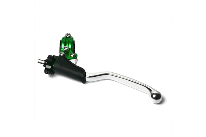 Clutch Lever with mount CNC Volt Racing green