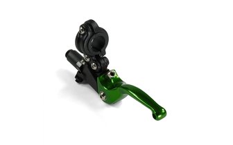 Clutch Lever folding with mount Volt Racing green