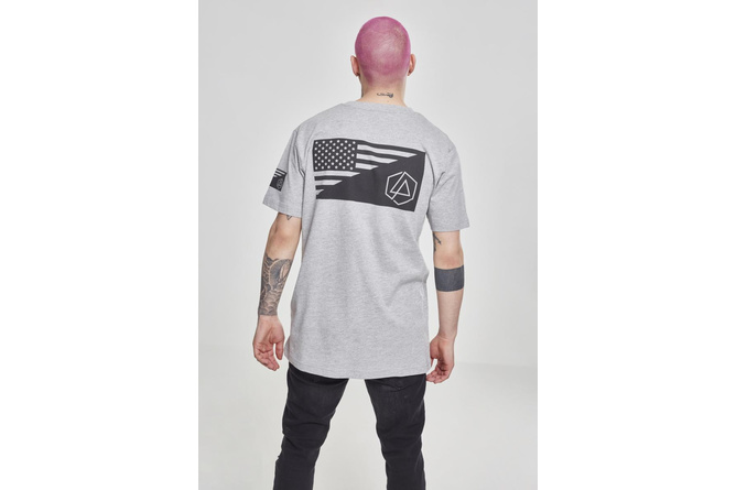T-Shirt Linkin Park Flag heather grey