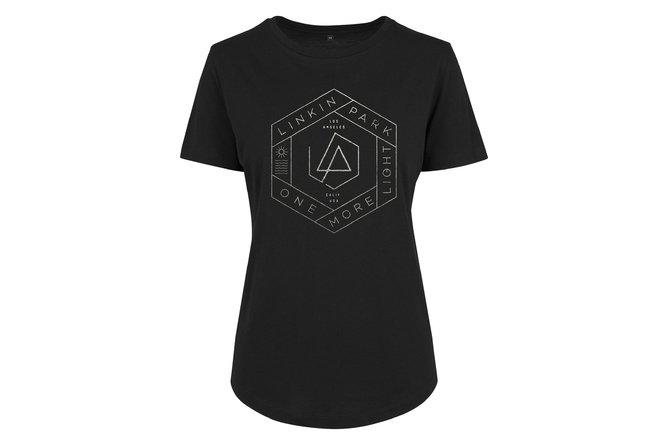 T-Shirt Linkin Park OML Fit Damen schwarz/olive
