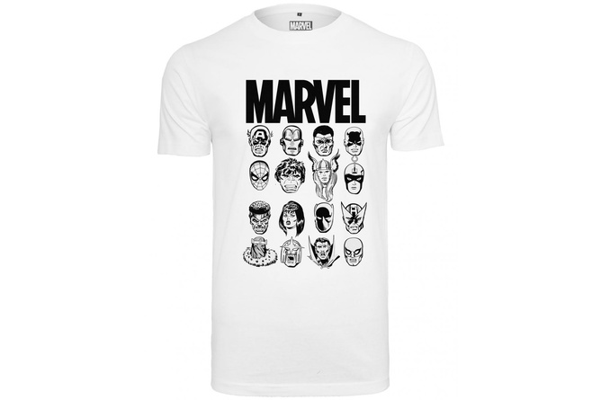 T-Shirt Marvel Crew weiß