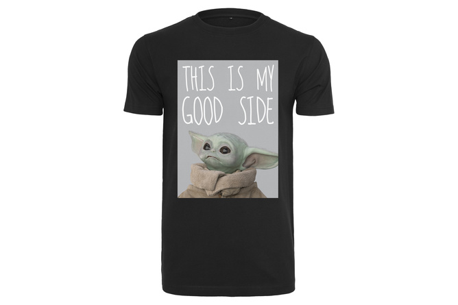 T-shirt Baby Yoda Good Side nero