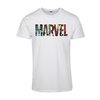 T-shirt Marvel Logo Character bianco