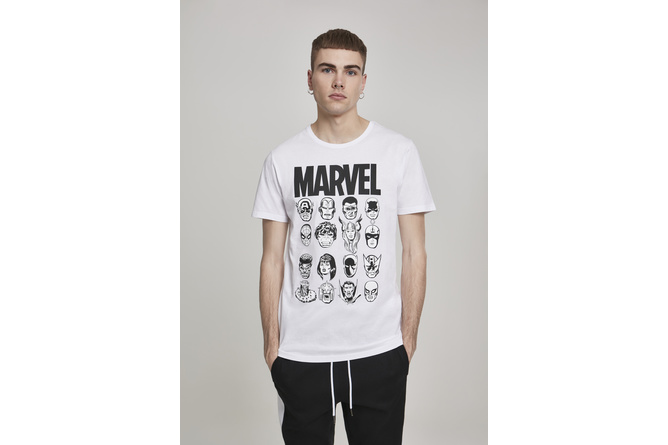 T-shirt Marvel Crew blanc
