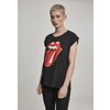 T-shirt Rolling Stones Tongue donna nero