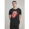 T-Shirt Rolling Stones Tongue schwarz