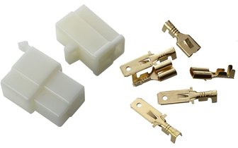 Connettore M/F 6,3mm - 3 pin