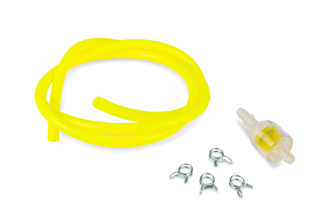 Kit Fuel Hose + Filter d.5mm neon yellow
