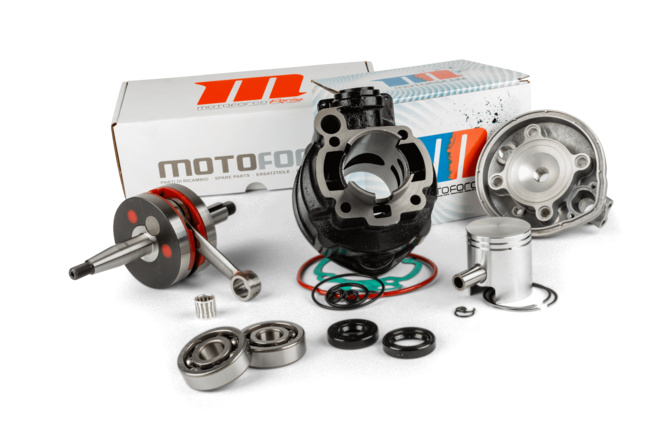 Motorpack Motoforce Racing Zylinder + Kurbelwelle 70 Grauguss Minarelli AM6 