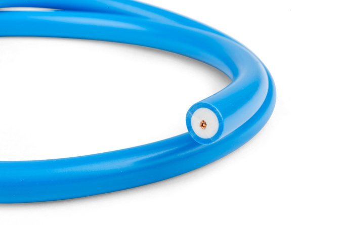 Cable de Bujía 50cm Azul