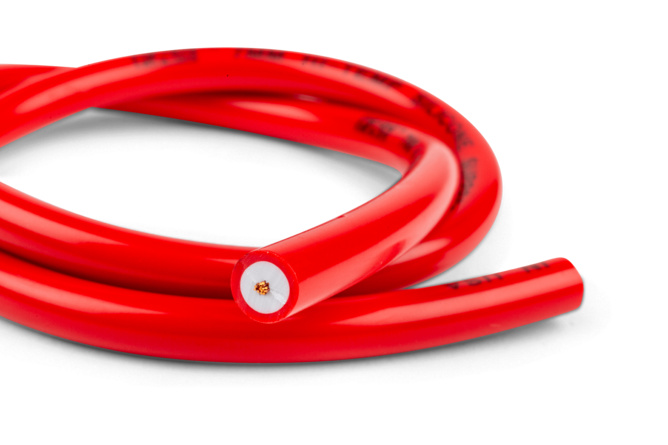 Cable de Bujía 50cm Rojo