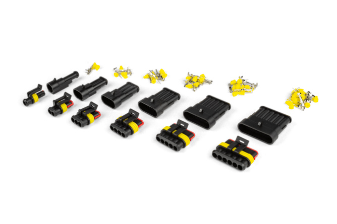 Kit Conector Eléctrico Impermeable 1-6 Pins MotoForce