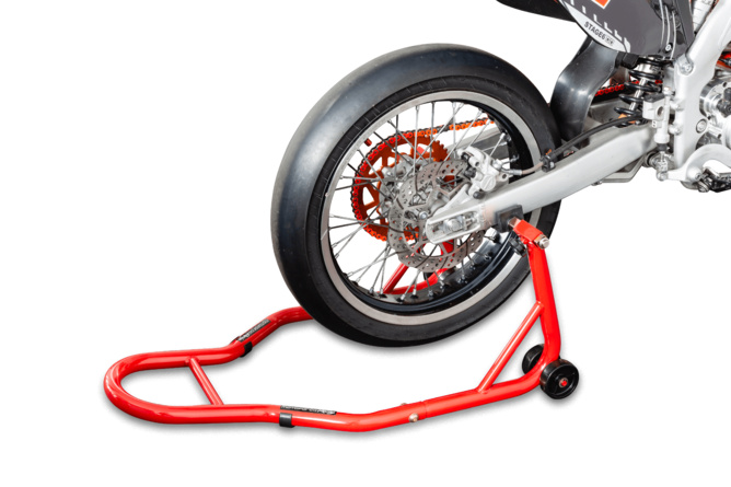 Caballete Elevador Moto MotoForce Racing Rojo