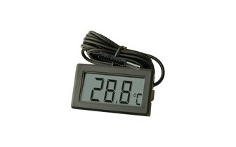 Thermometer ambient temperature max. 93° Black