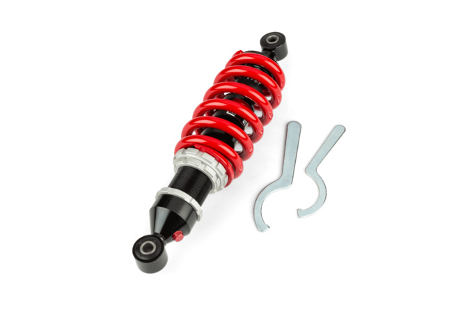 Stoßdämpfer 300mm einstellbar Beta RR / Peugeot XP6 rot