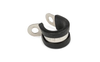 Schlauchschelle mit Gummi 16mm