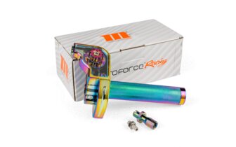 Pu&ntilde;o de Gas R&aacute;pido MotoForce Racing Alu CNC Neocromo