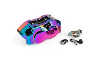 4-piston brake caliper MotoForce Racing neochrom