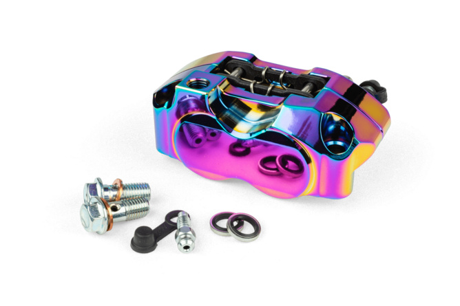 4-Kolben-Bremssattel MotoForce Racing Neochrom