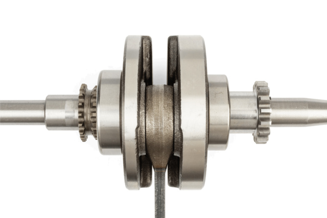 Crankshaft OEM quality 10mm MotoForce Peugeot Kisbee 4T