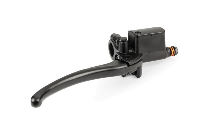 Bremspumpe rechts mit Hebel und M8 Spiegelaufnahme