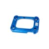 Halteplatte Ansaugstutzen Motoforce Racing AM6 / Derbi blau