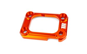 Halteplatte Ansaugstutzen Motoforce Racing AM6 / Derbi orange