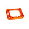 Halteplatte Ansaugstutzen Motoforce Racing AM6 / Derbi orange