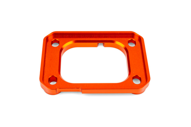 Halteplatte Ansaugstutzen Motoforce Racing AM6 / Derbi orange